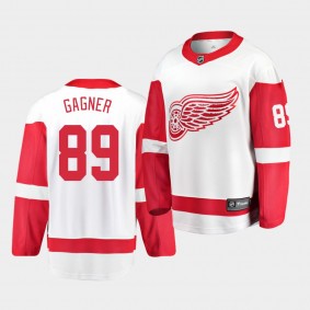 Sam Gagner Detroit Red Wings 2020-21 Away Men White Breakaway Player Jersey