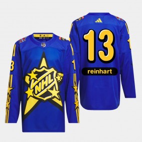 Florida Panthers NHL 2024 All-Star Sam Reinhart #13 Blue drew house Jersey Men's