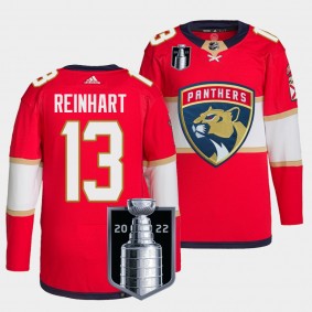 Florida Panthers 2022 Stanley Cup Playoffs Sam Reinhart #13 Red Jersey Authentic Pro