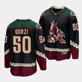 Arizona Coyotes Sean Durzi 2022-23 Home Black Breakaway Player Jersey Men's