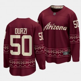 Arizona Coyotes Sean Durzi 2022-23 Alternate Red Breakaway Player Jersey Men's