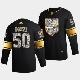 Sean Durzi Los Angeles Kings 2022 Stanley Cup Playoffs Black Diamond Edition Jersey