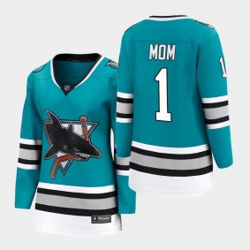 Sharks 2021 Mothers Day NO.1 Mom Women Jersey