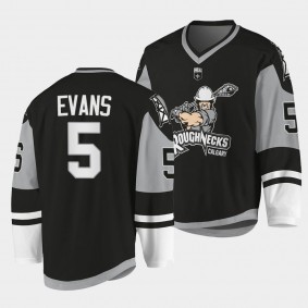 NLL Shawn Evans Calgary Roughnecks Sublimated Black Jersey