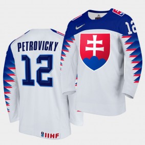 Rayen Petrovicky Slovakia 2021 IIHF World Junior Championship Jersey Home White