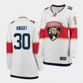 Spencer Knight Panthers #30 2021 Away NHL Draft Women Jersey