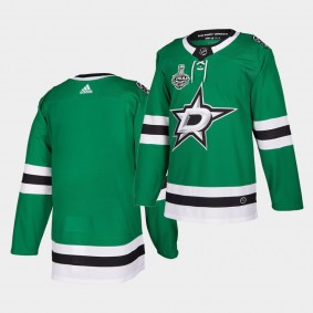 Dallas Stars 2020 Stanley Cup Final Bound Authentic Patch Green Jersey