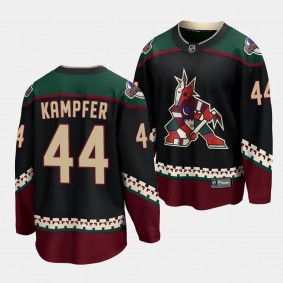 Arizona Coyotes Steven Kampfer 2022-23 Home Black Breakaway Player Jersey Men's