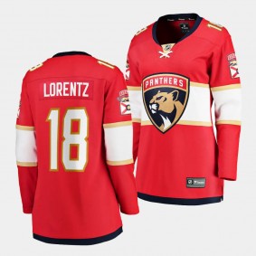 Steven Lorentz Florida Panthers Home Women Breakaway Player 18 Jersey