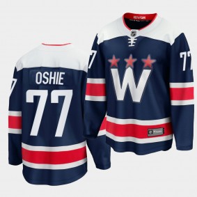 T.J. Oshie Washington Capitals 2020-21 Alternate Navy Third Premier Men Jersey