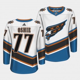 Washington Capitals T.J. Oshie Screaming Eagle White Throwback Replica Jersey