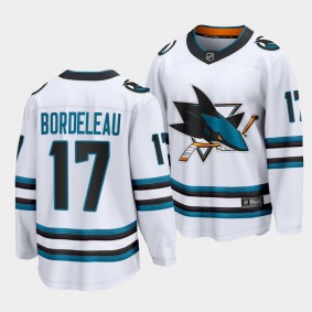 Thomas Bordeleau San Jose Sharks 2022-23 Away White The Evolve Jersey Men's