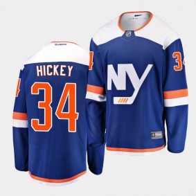 Thomas Hickey #34 Islanders Alternate Blue Breakaway Jersey