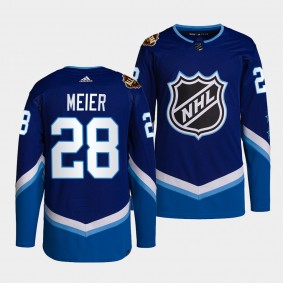 Timo Meier Sharks #28 2022 NHL All-Star Jersey Blue Western