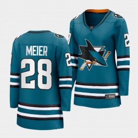 Timo Meier Sharks 2022-23 Home Premier Breakaway Women Jersey