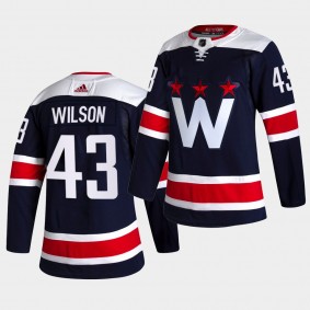 Tom Wilson #43 Capitals 2020-21 Alternate Third Authentic Navy Jersey