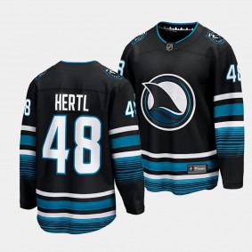 San Jose Sharks Tomas Hertl 2023-24 Cali Fin 3rd Alternate Black Breakaway Player Jersey Men's