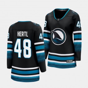 Tomas Hertl San Jose Sharks 2023-24 Cali Fin 3rd Alternate Women Breakaway Player 48 Jersey