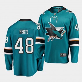 Tomas Hertl #48 Sharks 2018 Premier Home Men's Jersey