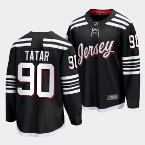 Tomas Tatar New Jersey Devils 2022 Alternate Black Premier Jersey Men