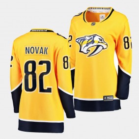 Tommy Novak Nashville Predators Home Women Breakaway Player 82 Jersey