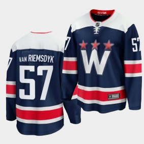 Trevor van Riemsdyk Washington Capitals 2020-21 Alternate Navy Third Premier Men Jersey