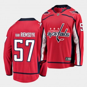 Trevor van Riemsdyk Washington Capitals 2020-21 Home Men Red Breakaway Player Jersey