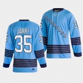 Tristan Jarry Pittsburgh Penguins 2022 Team Classics Blue Jersey Heritage