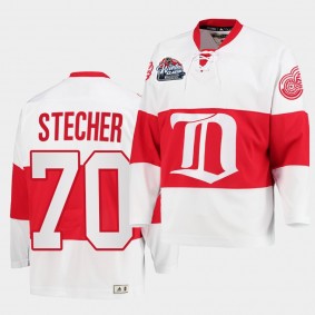 Troy Stecher Detroit Red Wings Winter Classic White Throwback Jersey