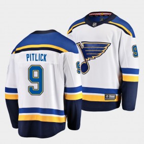 Tyler Pitlick St. Louis Blues Away White Breakaway Player Jersey Men's