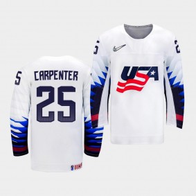 Alex Carpenter USA Team 2020 IIHF Women's World Championship Jersey Home White