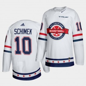 Bennet Schimek USA Team White 2021 BioSteel All-American Game #10 Authentic Jersey