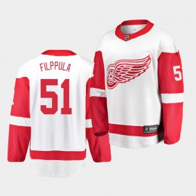 Valtteri Filppula #51 Red Wings Breakaway Player Away Men's Jersey