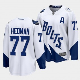 Victor Hedman Lightning #77 2022 Stadium Series Jersey White Fanatics