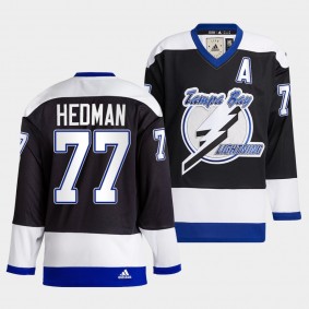 Victor Hedman Tampa Bay Lightning Team Classics Black Jersey Heritage