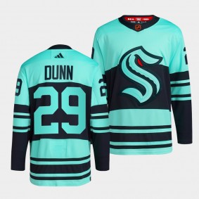 Reverse Retro 2.0 Seattle Kraken Vince Dunn #29 Ice Blue Authentic Primegreen Jersey 2022