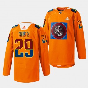 Indigenous Peoples Night Vince Dunn Seattle Kraken Orange #29 Special Jersey 2023