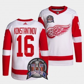 1997 Stanley Cup Vladimir Konstantinov Detroit Red Wings Red #16 25th Anniversary Jersey