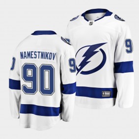 Vladislav Namestnikov Tampa Bay Lightning Away White Breakaway Player Jersey Men's