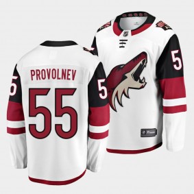 Vladislav Provolnev Arizona Coyotes 2021-22 Away White Player Men Jersey