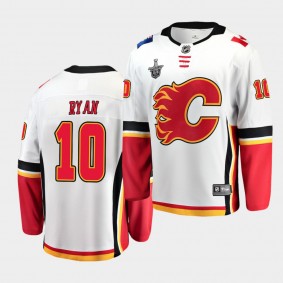 Derek Ryan #10 Flames Stanley Cup Playoffs 2019 Away Men's Jersey