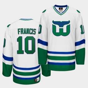 Ron Francis #10 Hartford Whalers Heritage Throwback Men's Jersey