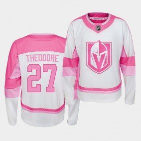 Youth Jersey Shea Theodore #27 Vegas Golden Knights Player Fishion Girl Knights