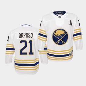 Youth Jersey Kyle Okposo #21 Buffalo Sabres Premier 50th Season Sabres