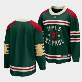 Minnesota Wild 2022 Winter Classic Green State of Hockey Men Jersey