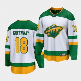 Jordan Greenway Minnesota Wild 2021 Special Edition White Men's Jersey