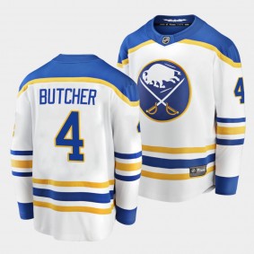 Will Butcher Buffalo Sabres 2021-22 Away White Player Men Jersey