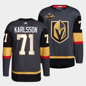 William Karlsson #71 Golden Knights Alternate Primegreen Black Jersey 2022 All-Star