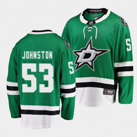 Wyatt Johnston Dallas Stars Home Green Breakaway Player Jersey Men's