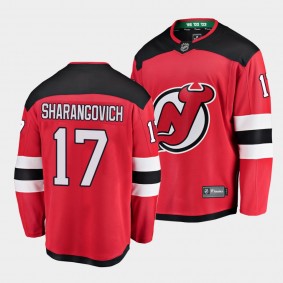 Yegor Sharangovich New Jersey Devils 2021 Home Men Red Player Jersey